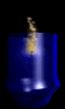 GIF animado (63585) Portavelas azul