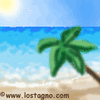 GIF animado (73315) Postal palmera