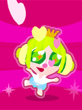 GIF animado (70978) Princesa corazones bailando