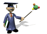 GIF animado (71695) Profesor y molecula