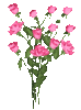 GIF animado (73151) Ramo rosas color rosa
