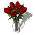GIF animado (73177) Ramo rosas rojas