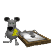 GIF animado (63851) Raton feliz ratontera
