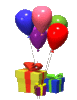 GIF animado (64186) Regalos globos