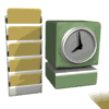 GIF animado (65085) Reloj fichar tarjeta
