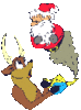GIF animado (61274) Reno navidad