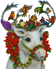 GIF animado (61289) Reno papa noel