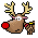 GIF animado (61341) Reno rudolf