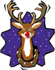 GIF animado (61357) Reno rudolf