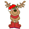 GIF animado (61362) Reno rudolf