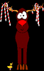 GIF animado (61366) Reno rudolf