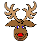 GIF animado (61388) Reno rudolph