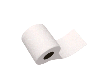 GIF animado (63199) Rollo de papel higienico