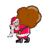 GIF animado (61017) Saco papa noel lleno