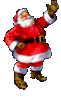 GIF animado (60825) Santa claus bailando
