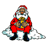 GIF animado (60972) Santa preocupado regalo