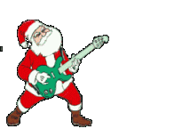 GIF animado (60928) Santa tocando guitarra electrica