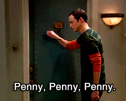 GIF animado (75027) Sheldon llamando penny