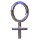 GIF animado (70858) Signo femenino plateado