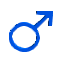 GIF animado (70569) Signo masculino azul