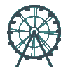 GIF animado (64476) Silueta noria