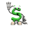GIF animado (62289) Simbolo dolar saludando