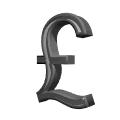 GIF animado (62233) Simbolo libra esterlina