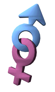 GIF animado (72771) Simbolo masculino femenino