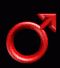 GIF animado (70572) Simbolo masculino rojo