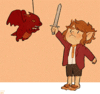 GIF animado (68957) Smaug pinata
