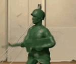 GIF animado (64573) Soldado verde