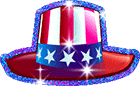GIF animado (65739) Sombrero americano