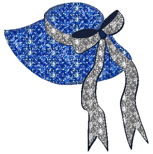 GIF animado (65743) Sombrero cinta glitter