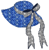 GIF animado (65743) Sombrero cinta glitter