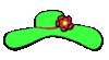 GIF animado (65752) Sombrero flor