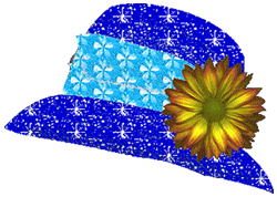 GIF animado (65753) Sombrero flor glitter
