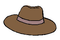 GIF animado (65761) Sombrero marron