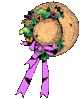 GIF animado (65766) Sombrero paja