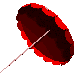 GIF animado (65893) Sombrilla roja