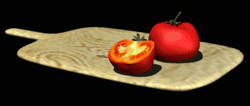GIF animado (63018) Tabla cortar tomates