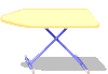 GIF animado (63358) Tabla planchar plancha