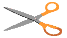 GIF animado (65636) Tijeras afiladas naranja
