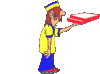 GIF animado (72584) Tipico repartidor de pizzas
