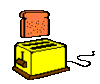 GIF animado (63379) Tostadora amarilla