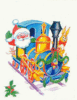 GIF animado (60792) Tren papa noel