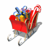 GIF animado (60974) Trineo lleno regalos