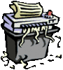 GIF animado (65570) Trituradora papel
