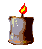 GIF animado (63590) Vela ardiendo
