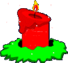 GIF animado (61635) Vela de navidad
