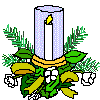 GIF animado (61636) Vela de navidad